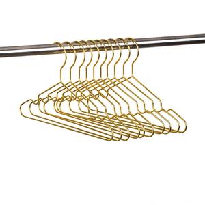 Oro <span class=keywords><strong>Ottone</strong></span> Antico del Metallo Abbigliamento Indumento Mutanda del Cappotto oro cappotto di metallo grucce per i vestiti - Product Image 2