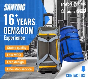 Borsa da Viaggio con Ruote alla Moda, Pieghevole, Leggera, in Oxford, con Tasche Multiple - Product Image 4