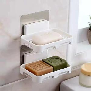 Nouvelle étagère murale créative pour salle de bain et chevet, support de savon et de téléphone portable, sans perçage, accessoire de rangement - Product Image 3