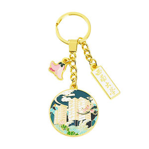 Porte-clés commémoratif ovale personnalisé JIAYUE en alliage de zinc, design de logo argenté, anneau de porte-clés avec composant rotatif - Product Image 6