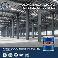 Revêtement liquide bicomposant époxy Wolong pour coques de navires et surfaces durcies exclusivement en acier, idéal pour les pipelines souterrains