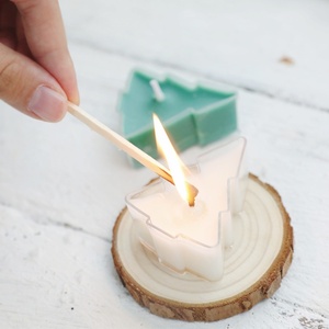 New Arrival Organic Christmas <b>Candles</b> Handmade Soy Wax Tree Shaped Aroma <b>Candles</b> - Product Image 4