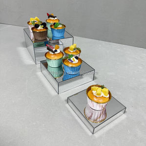 Cube Box pour <span class=keywords><strong>Buffett</strong></span> Dessert Cupcake Shop Store Comptoir Affichage Risers Affichage Commercial Dessert Stand De Desserts - Product Image 6