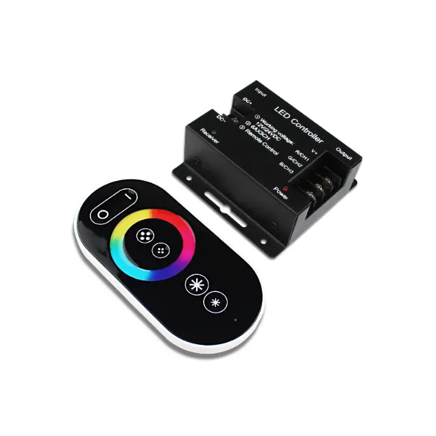 DC12V 24V RGB LED Strip Light RF Wireless Touch RF Remote CT wifi RGB LED Controller Dimmer