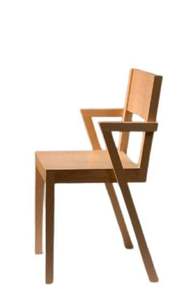 Chaise de salle à manger en bois artisanale de qualité supérieure avec structure en bois massif rustique pour salles à manger modernes, cafés élégants et boutiques - Product Image 3