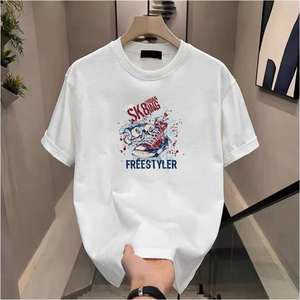 Herren T-Shirts Schwergewicht Neuheiten Custom Sports Big Size Anti Slip Oem/Odm Plain Blank 2024 Print Logo Herren Enges T-Shirt - Product Image 3
