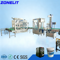Système de remplissage et de scellage automatique de liquides chimiques résistant à la corrosion, robuste et résistant aux acides, avec technologie de pesage