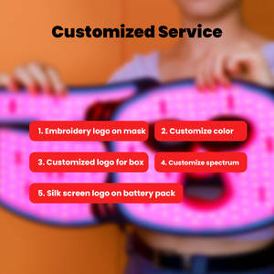 IDEATHERAPY masker kecantikan Led, lampu Led terapi kelas medis inframerah cahaya merah masker wajah terapi - Product Image 6