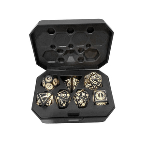 Caja de dados negra personalizable, muy vendida al por mayor, para juegos de mesa - Product Image 3