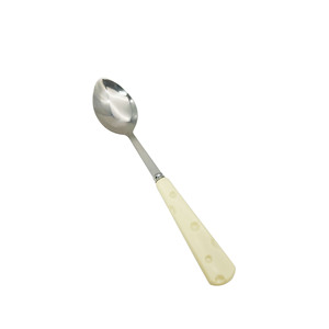 Ensemble de 3 pièces de luxe léger (couteau/fourchette/cuillère), cuillères à dessert mignonnes pour le fromage, couverts à steak en acier inoxydable - Product Image 5