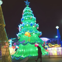 Solutions d'éclairage de Noël, installations de lanternes sur le thème des fêtes de Noël pour les zoos, les parcs d'attractions et les lieux familiaux