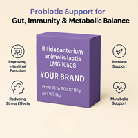 Probiotiques LMG 10508 Bifidobacterium Animalis Lactis Probiotic Powder Supplément d'ingrédient en vrac Healthcare Raw Private Label