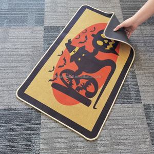 Tapis de porte vierges en cuir blanc personnalisables en vrac pour sublimation DIY - Product Image 2