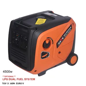 4kW potencia 120/240V 3000 W 5kVA Gruppo elettrogeno tipo silencioso inversor portátil gasolina mini generador japonés