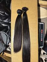 Extensions de cheveux humains brésiliens Remy, longueur étirée 18-26 pouces, pour machine à tisser les cheveux, double trame, marque Jinhan, 100g
