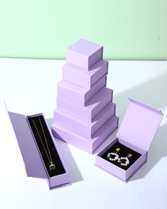 Custom Logo Luxury Jewelry <b>Box</b> Packaging Eco-friendly White Rigid Paper Watch <b>Box</b> <b>Gift</b> Packaging For Necklace Bracelet Ring - Product Image 5
