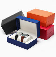 Caja de Almacenamiento para Relojes de Diseño Creativo, Hecha a Mano, de Cartón con Textura de Franela, de Alta Gama y Personalizada, con Diseño de Caja Dividida