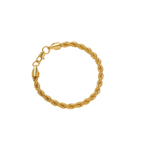Collier chaîne en acier inoxydable doré de 3 mm de largeur, chaîne torsadée en acier inoxydable, collier statement