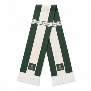 Bufanda Promocional Personalizada con Logotipo del Equipo, Diseño de Dos Tonos con Franjas, Bufanda de Punto Acrílico para Aficionados, Mercancía para Seguidores del Club - Product Image 1