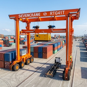 Various Mechanical Equipment 70t High Capacity Rtg Semi <b>Crane</b> 26m Wireless Remote Control Bearing & Gearbox Ce Iso Certified for - Product Image 5