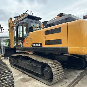 รถขุด Sany SY385H ปี 2022 รุ่น 38 ตัน มือสองคุณภาพดี พร้อมเครื่องยนต์ PLC เกียร์บ็อกซ์ สภาพดี เหมาะสำหรับงานปรับปรุงท่าเรือและพื้นที่คลังสินค้า - Product Image 6