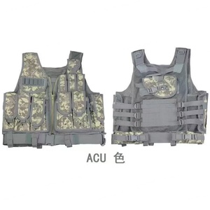 Chaleco Táctico de Camuflaje ACU con Múltiples Bolsillos y Correas Ajustables para Seguridad y Protección de la Propiedad - Product Image 1