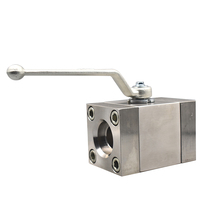 Katup Bola Hidrolik Tekanan Tinggi Berkualitas Harga Murah Bahan Stainless Steel 304 Flanged Plug Welding Baja Karbon 316