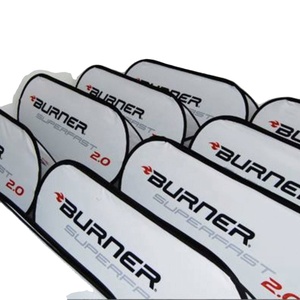 Anpassbare tragbare Außenwerbung Pop-up Banner Factory Sale Bohnen form A-<span class=keywords><strong>Frame</strong></span> <span class=keywords><strong>Triangle</strong></span> Oval Andere Designs für Flaggen - Product Image 6