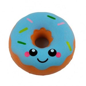 Jouet anti-stress en plastique souple en forme de donut à remontée lente, nouveauté sensorielle, jouet extensible pour soulager le stress - Product Image 2