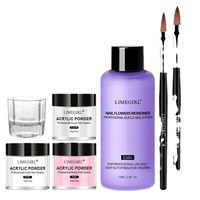 Kit Professionnel de Vernis à Ongles GELNAILY, Vente en Gros Usine, Lampe UV, Gel Soak-Off, Étiquette Privée, Poudre Acrylique pour Filles