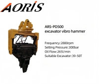 Vibro-compacteur hydraulique à corps en acier haute résistance pour excavatrice SY390H/CLG942E/DX420LC
