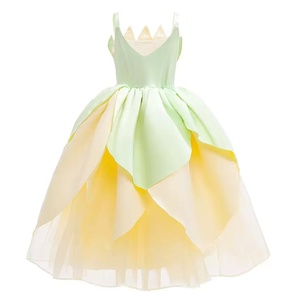 Costume d'Halloween Anime Cosplay Déguisement Carnaval <span class=keywords><strong>Princesse</strong></span> Vestido <span class=keywords><strong>la</strong></span> <span class=keywords><strong>Grenouille</strong></span> Fée Robes <span class=keywords><strong>de</strong></span> Soirée Elfe Vert <span class=keywords><strong>Robe</strong></span> <span class=keywords><strong>de</strong></span> <span class=keywords><strong>Princesse</strong></span> Tiana - Product Image 3