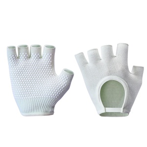 Guantes de yoga antideslizantes de medio dedo para mujer, cálidos, multicolor, para ciclismo y fitness, accesorio aéreo, al por mayor - Product Image 6
