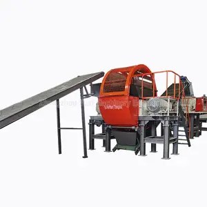 Automatic Waste Tire Recycle Machine Tyre Crumb Rubber Recycle Production Line