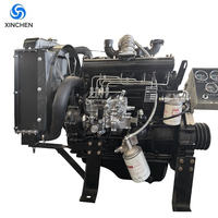 Moteur diesel atmosphérique ZH490P 4 cylindres 2,54 L avec poulie d'embrayage pour machines agricoles et équipements à entraînement par courroie