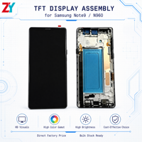 Écran tactile LCD TFT pour Samsung Note 9 N960 avec cadre pour réparation et remplacement de téléphone portable, garantie 1 an
