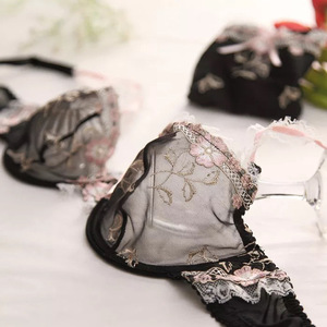 Reggiseno <span class=keywords><strong>taglie</strong></span> forti da donna di alta qualità con anello in acciaio intimo Sexy Set <span class=keywords><strong>reggiseni</strong></span> trasparenti e comodi - Product Image 3