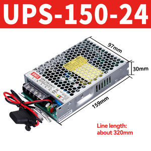 MWEL 150W 12V 24V <b>UPS</b> <b>Power</b> <b>Supply</b> for Home CCTV Security Camera Door Access Battery Backup - Product Image 1