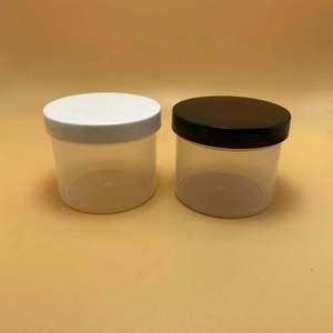Tarro de Plástico PP PCR de 4oz, 8oz, 16oz, 32oz, Copolímero Natural, Pared Simple, Lados Rectos, para Cuidado Personal y Crema para la Piel - Product Image 2