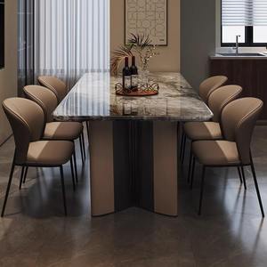 Aparador Moderno <span class=keywords><strong>y</strong></span> Sencillo de Estilo Italiano, Mesa de Comedor de Madera Maciza, Muebles Modernos de Alta Gama para el Hogar - Product Image 3