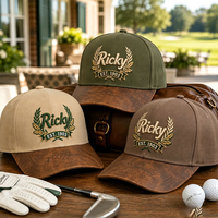 Fabricante OEM, Gorras Personalizadas de 5 Paneles, Gorra Deportiva Estructurada de Algodón con Visera Curva, Logotipo Bordado, Gorra de Béisbol de Dos Tonos