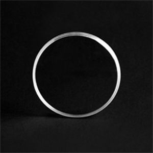 Verre de montre en cristal de saphir dur transparent avec design incurvé personnalisé OEM, revêtement antireflet et haute qualité - Product Image 3