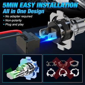 Último Auto LED H7 H11 9005 HB3 9006 HB4 80W 20000LM 6500K Lámpara de cabeza de coche Nueva condición 20000LM 6500K Luces antiniebla para el <span class=keywords><strong>modelo</strong></span> <span class=keywords><strong>Accord</strong></span> - Product Image 5