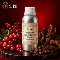 Polo Red Eau De Parfum Extreme Cranberry Coffee Parfumolie voor Heren, Krachtig Geurconcentraat voor Cologne Diffuser Sport, Bulk
