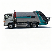 Camion compacteur de déchets JAC Junling 8 m³ à chargement arrière hydraulique, fourni directement par l'usine, couleur personnalisée