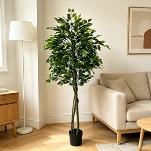 Disassemble and assemble leaves Detachable <b>Artificial</b> Banyan <b>Trees</b> - Product Image 5