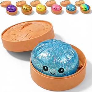Cross-border Extra-large Simulation Steamed Bun Kneading Stress Relief Youth Flour Ball Slow Rebound Prank Toy <b>Steamer</b> - Product Image 3