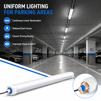 Luminaire LED Tri-Proof Haute Efficacité pour Entrepôt, Jusqu'à 170LM/W, IP66 IK10, en Aluminium Étanche, pour Projets Industriels