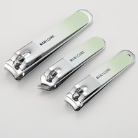 Coupe-ongles de voyage en acier inoxydable noir pour femmes, ciseaux à ongles pour manucure et pédicure, outil de soin des ongles