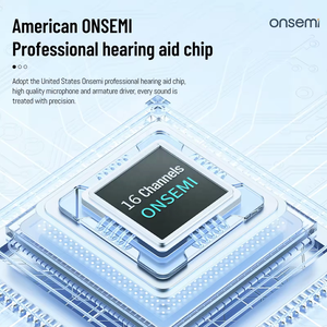 Écouteurs RIC professionnels à 16 canaux, rechargeables, programmables via application intelligente, compatibles Bluetooth, pour la surdité – Fabricant - Product Image 3